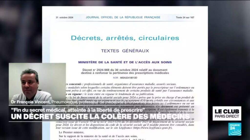 "Atteinte à la liberté de prescrire" : un décret sur les ordonnances suscite la colère des médecins