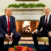 U.S. President Joe Biden meets with President-elect Donald Trump in the Oval Office at the White House in Washington, U.S., November 13, 2024. REUTERS/Kevin Lamarque