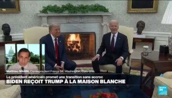 Rencontre Trump-Biden à la Maison Blanche : "deux hommes qu'absolument tout oppose"