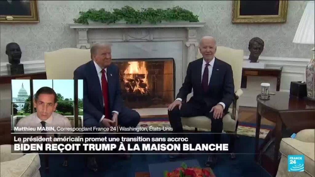 Rencontre Trump-Biden à la Maison Blanche : "deux hommes qu'absolument tout oppose"