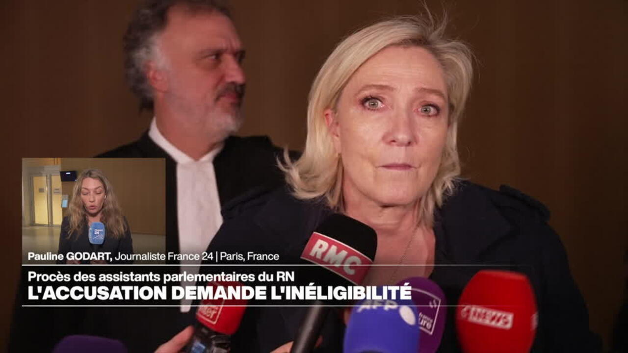 Procès du RN : cinq ans de prison dont deux ferme requis contre Marine Le Pen