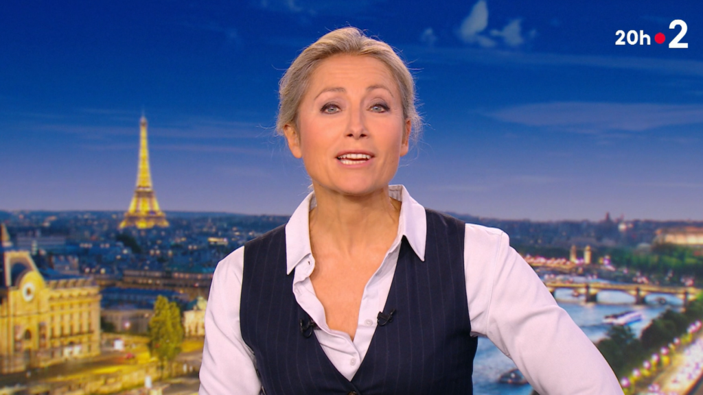 Anne-Sophie Lapix n’a pas pu retenir son fou rire sur France 2 en faisant cette transition au JT