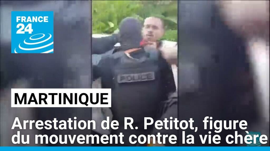 Martinique : arrestation de R. Petitot, figure du mouvement contre la vie chère