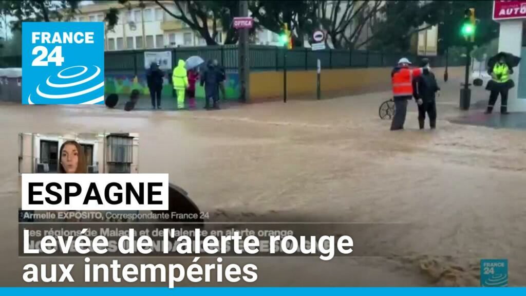 Espagne : levée de l'alerte rouge aux intempéries après le passage de nouvelles tempêtes