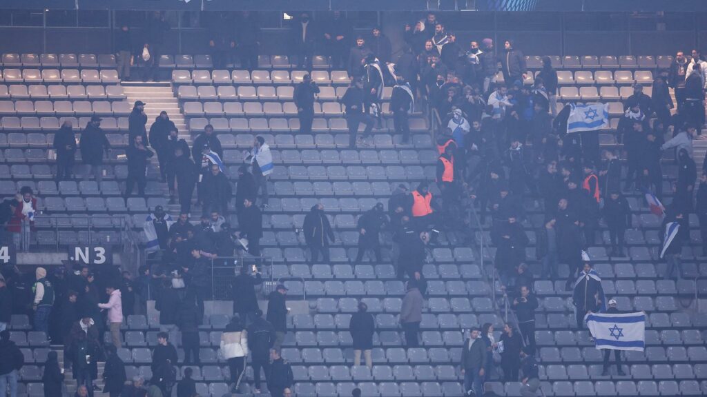 France-Israël : une bagarre éclate en tribune pendant le match, des dizaines de personnes impliquées