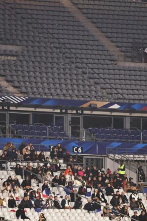 REPORTAGE. "On a passé 90 minutes à se regarder" : dans un stade quasi-vide, la drôle d'ambiance en tribunes pour le match France-Israël