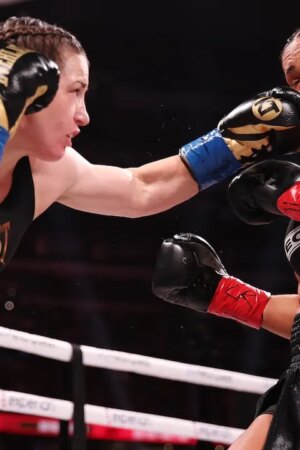 Katie Taylor beats Amanda Serrano with a disputed decision ahead of Jake Paul vs Mike Tyson