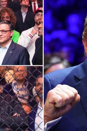 Trump flanked by top allies, cabinet picks at UFC 309: 'USA, USA'