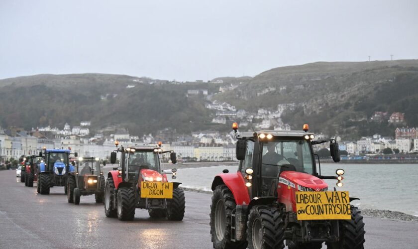 Food shortage plan being drawn up to thwart a farmers’ strike, minister admits