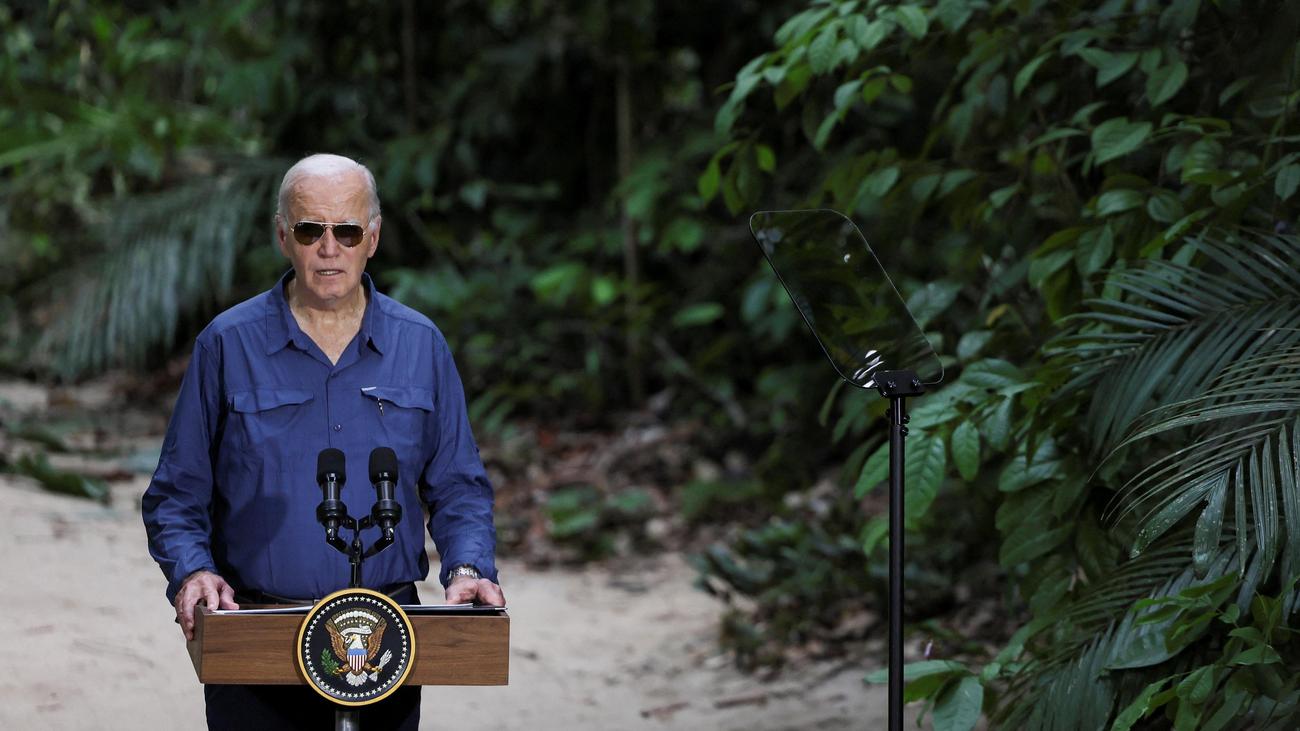 Klimaschutz: Joe Biden besucht als erster amtierender US-Präsident den Amazonas