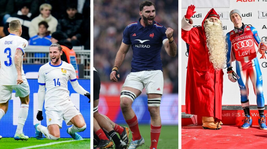 Les équipes de France de rugby et de football font le spectacle, Noël avant l'heure, Sinner empereur turinois... Le récap sport du week-end