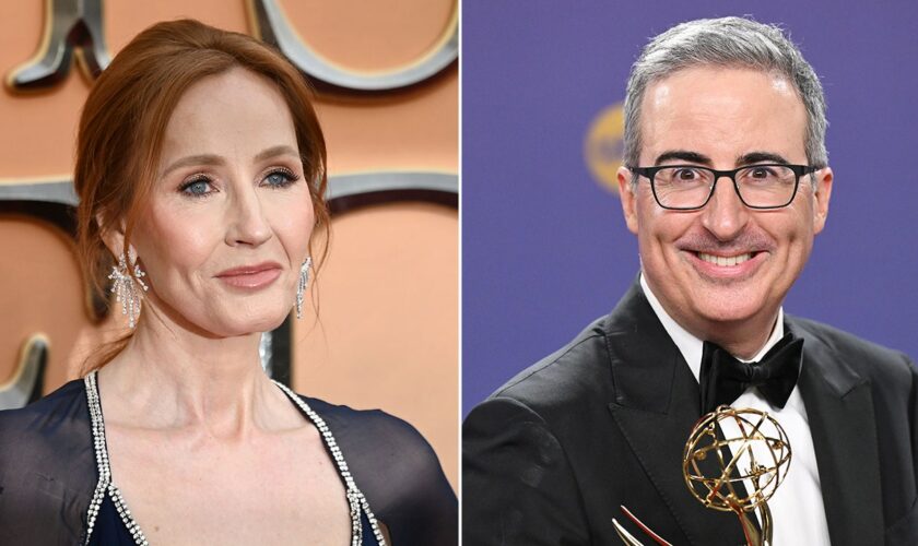 JK Rowling pushes back on John Oliver's claim there's 'no evidence' trans athletes threaten girls