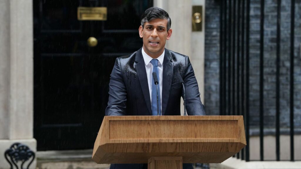 Prime Minister Rishi Sunak calls a general election for July 4. Pic: PA