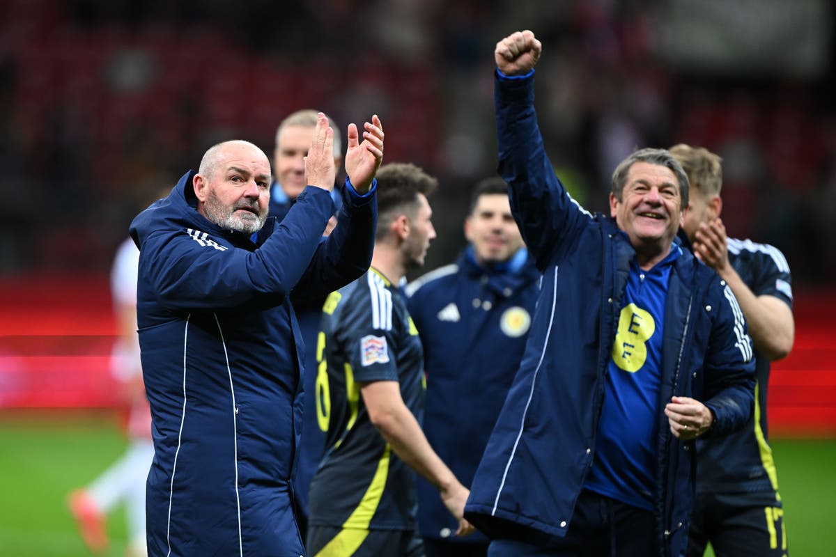 Steve Clarke hails Scotland’s spirit after earning Nations League play-off