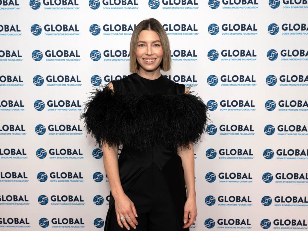 Jessica Biel makes rare public appearance with her and Justin Timberlake’s two sons