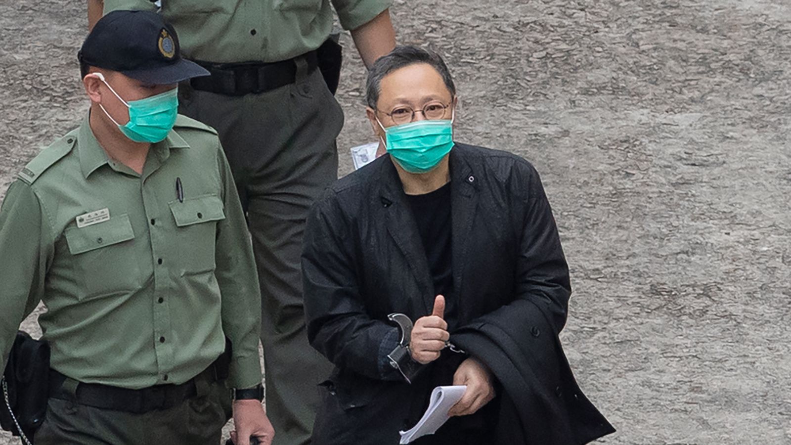 Benny Tai after his arrest in 2021 Pic: AP