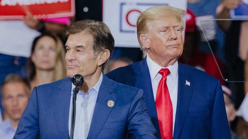 Trump appoints Dr. Oz to key HHS position in new administration