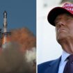 Trump watches SpaceX launch, but test flight does not go as planned