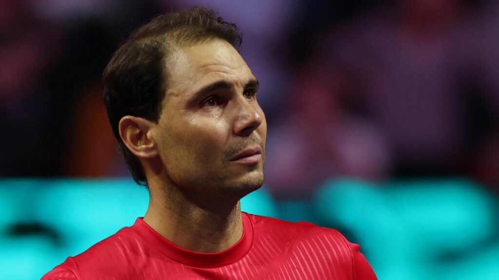 Tennis : "Je pars tranquille"... Emu aux larmes, Rafael Nadal fait ses adieux au tennis professionnel