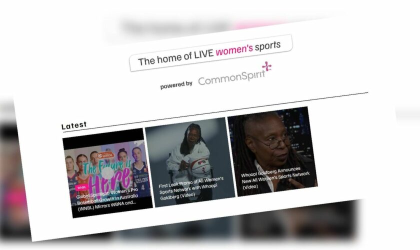 L'actrice Whoopi Goldberg à l'origine d'AWSN, la chaîne de télévision dédiée aux sports féminins