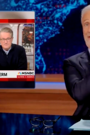 Jon Stewart skewers 'Morning Joe' co-hosts for Trump meeting: 'You said he was Hitler'