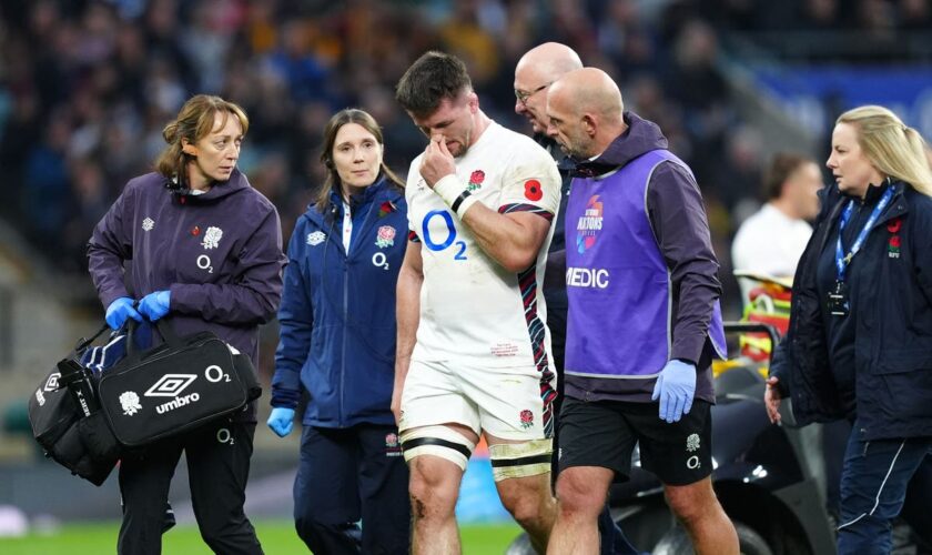 England insist Tom Curry is fit to feature despite concussion concerns