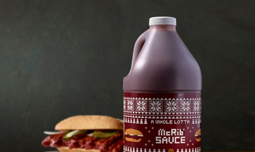 McDonald’s McRib returns with $20 jugs of sauce for a limited time