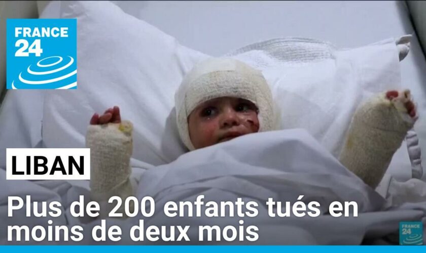 Liban : plus de 200 enfants tués en moins de deux mois, selon l'Unicef