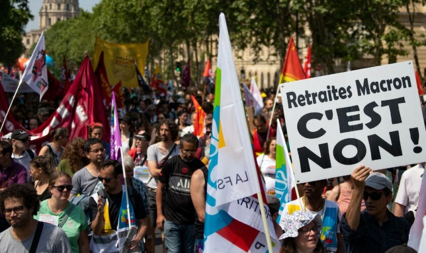 Manifestation contre la réforme des retraites, le 6 juin 2023 à Paris