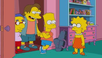 Pamela Hayden voiced Milhouse (L) for 35 years. Pic: 20th Century Fox/Everett/Shutterstock