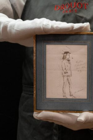 Un portrait rare de Rimbaud par Verlaine aux enchères chez Drouot