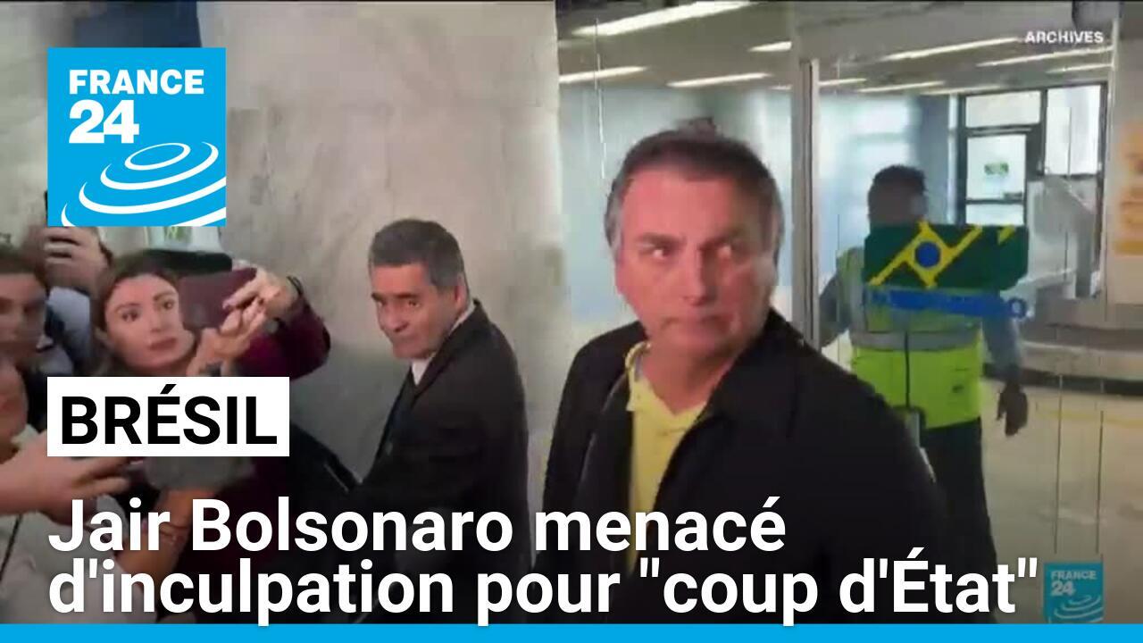 Brésil : Jair Bolsonaro menacé d'inculpation pour tentative de coup d'État