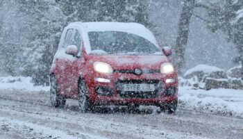 Snow in Aviemore, Scotland. Pic: Reuters