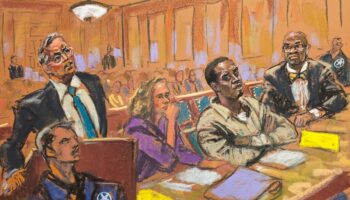 Sean ‘Diddy’ Combs grins and blows kisses as court hears bail plea over sex trafficking charges