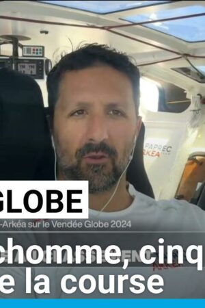 Vendée Globe 2024 : Yoann Richomme, cinquième, commente la course sur France 24