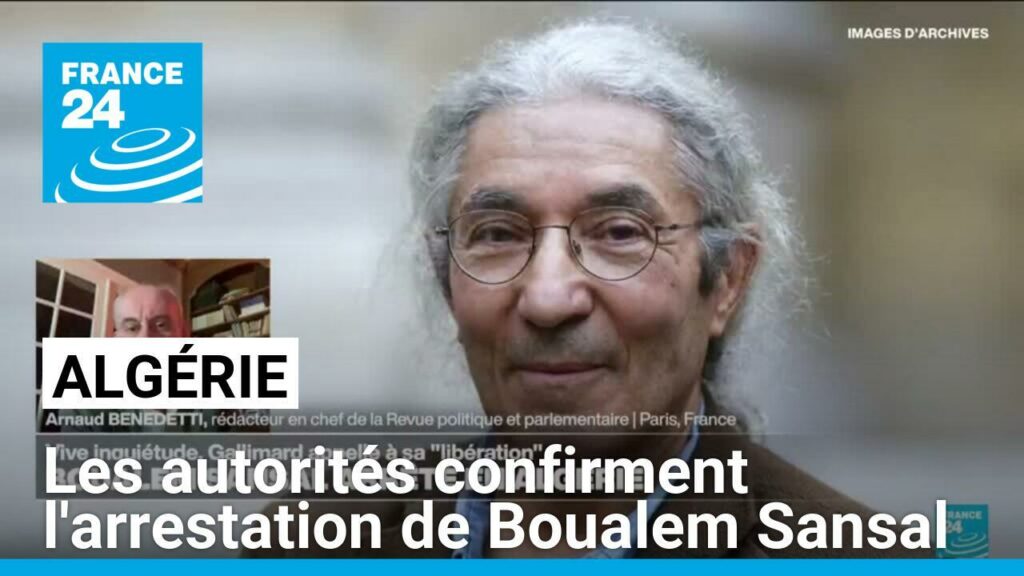 Algérie : les autorités confirment l'arrestation de l'écrivain Boualem Sansal