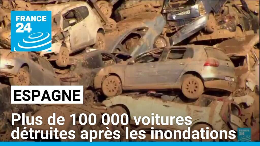 Inondations à Valence : plus de 100 000 voitures réduites en épaves