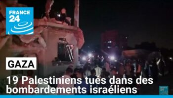 Gaza : 19 Palestiniens dont six enfants tués dans des bombardements israéliens