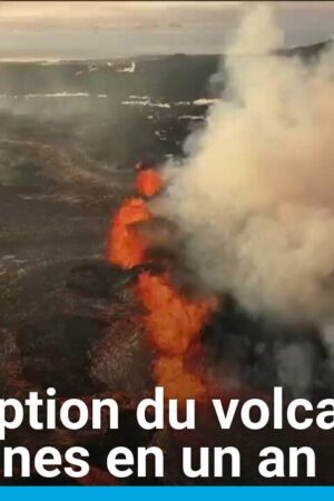 Islande : 7ème éruption en un an du volcan de Reykjanes