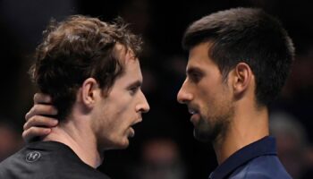 Tennis Britain - Barclays ATP World Tour Finals - O2 Arena, London - 20/11/16 Great Britain's Andy Murray and Serbia's Novak Djokovic after the final Reuters / Toby Melville Livepic EDITORIAL USE ONLY.