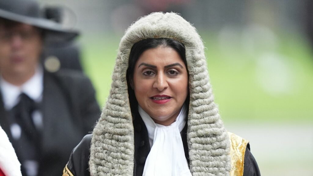 Justice Secretary Shabana Mahmood following the annual Judges Service at Westminster Abbey. File pic: PA