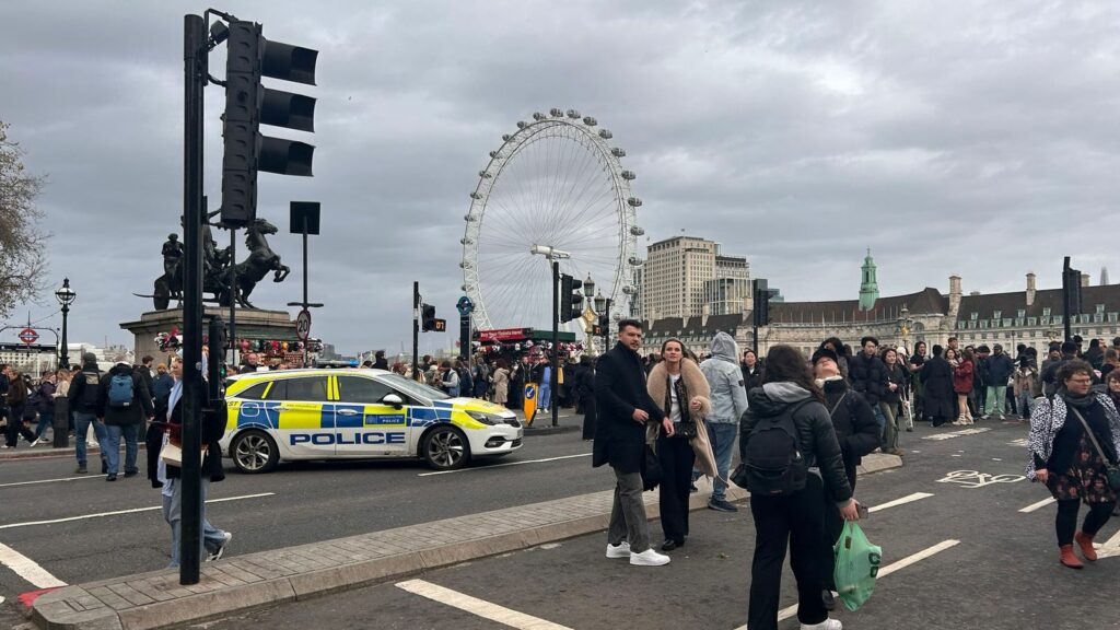 Westminster Bridge is closed with investigations ongoing.