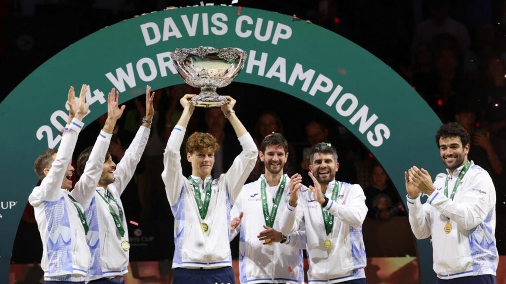 Coupe Davis : l'Italie conserve son titre, année de rêve pour le tennis transalpin