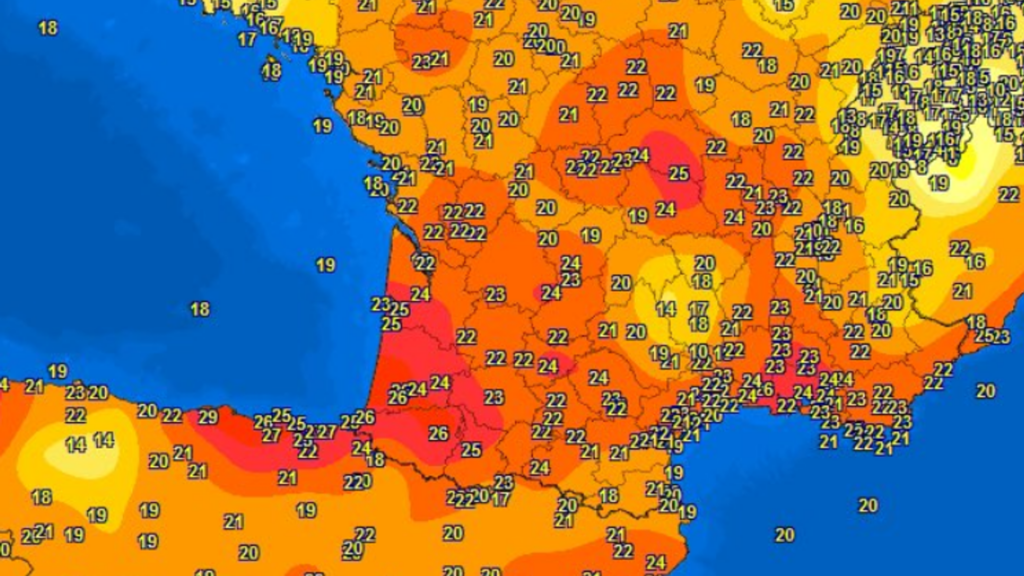 Météo : dans le Sud-Ouest, jusqu’à 26 °C relevés et une nuit d’été en cette fin novembre