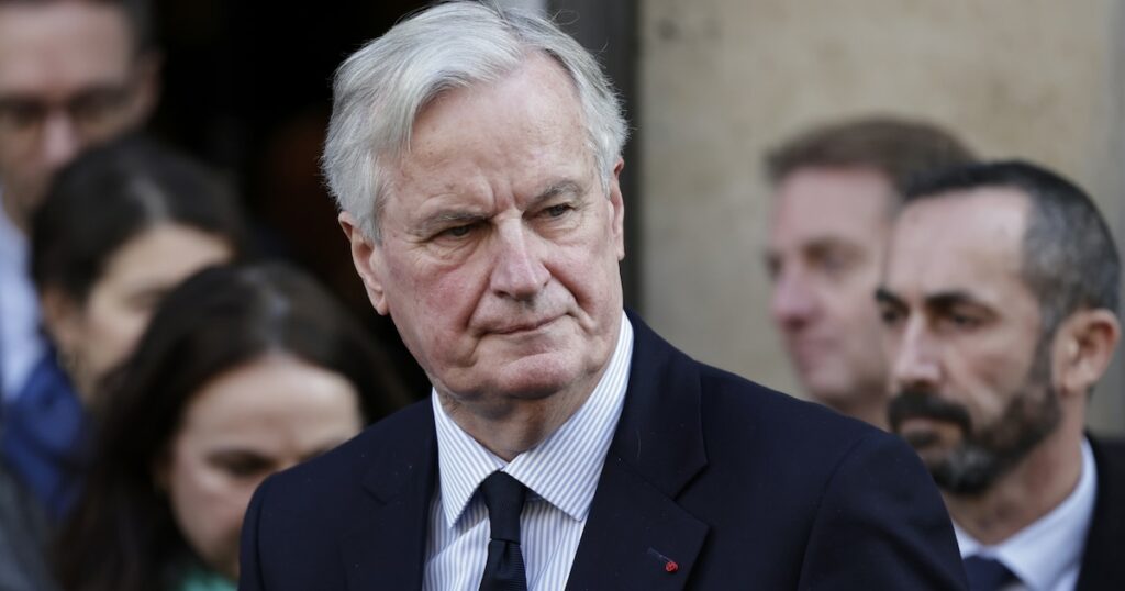 Le Premier ministre Michel Barnier le 22 novembre 2024 à Paris