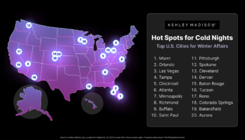 Ashley Madison reveals top 20 American cities for scandalous, adulterous behavior this winter