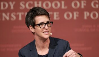 No, Rachel Maddow did not have a tearful meltdown reading Musk’s tweet about buying MSNBC