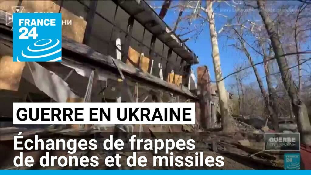 Échanges de frappes de drones et de missiles entre la Russie et l'Ukraine