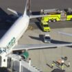 American, Frontier planes clip wings at Logan International Airport in Boston