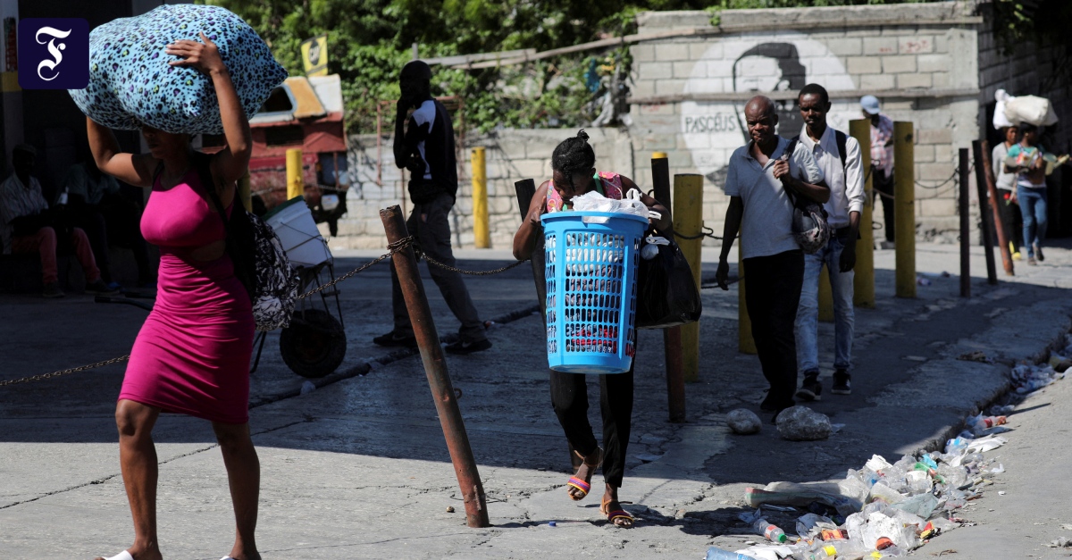 Krise in Haiti: Zehntausende fliehen vor Bandengewalt aus Port-au-Prince